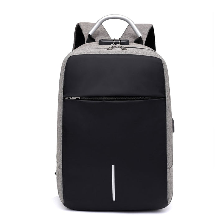 De SafeCarry anti-diefstal rugzak: waterdicht, met USB-oplader en speciaal vak voor laptops en tablets.