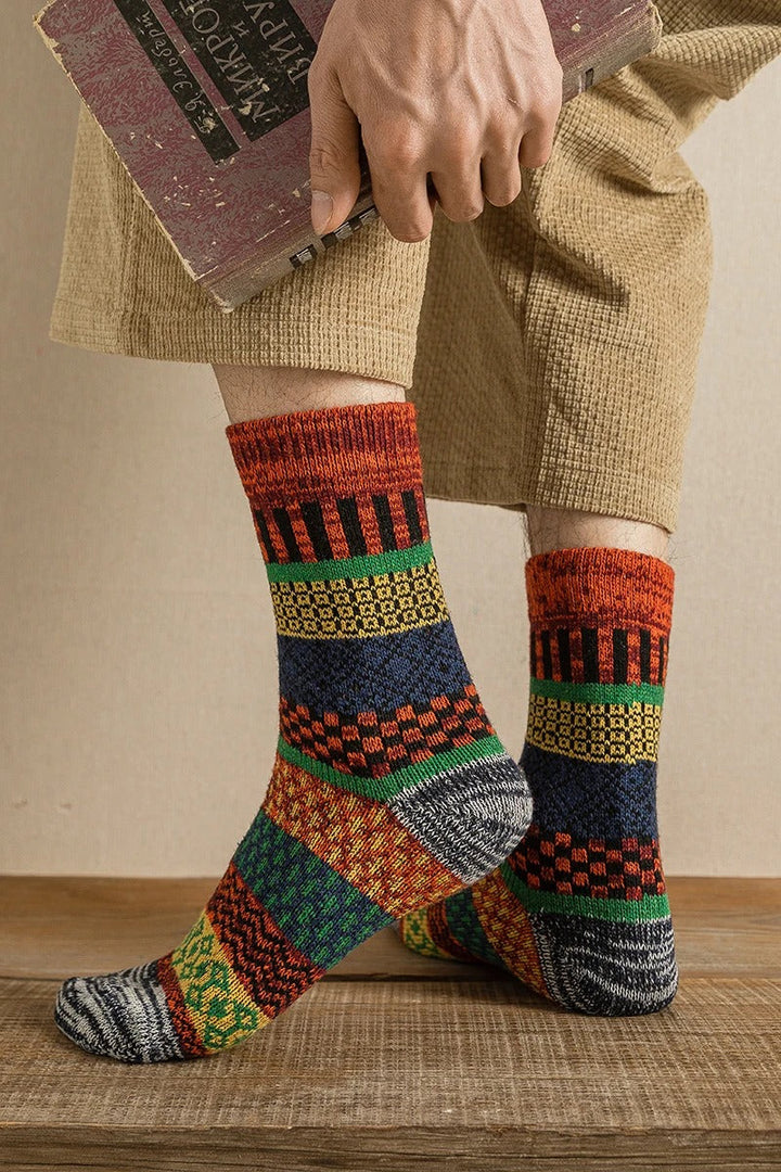 Unisex anti-zweet wintersokken, zacht en warm, houden voeten droog. Ideaal voor koude dagen en winterse activiteiten.