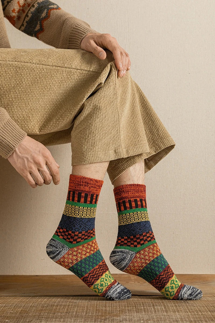Unisex anti-zweet wintersokken, zacht en warm, houden voeten droog. Ideaal voor koude dagen en winterse activiteiten.