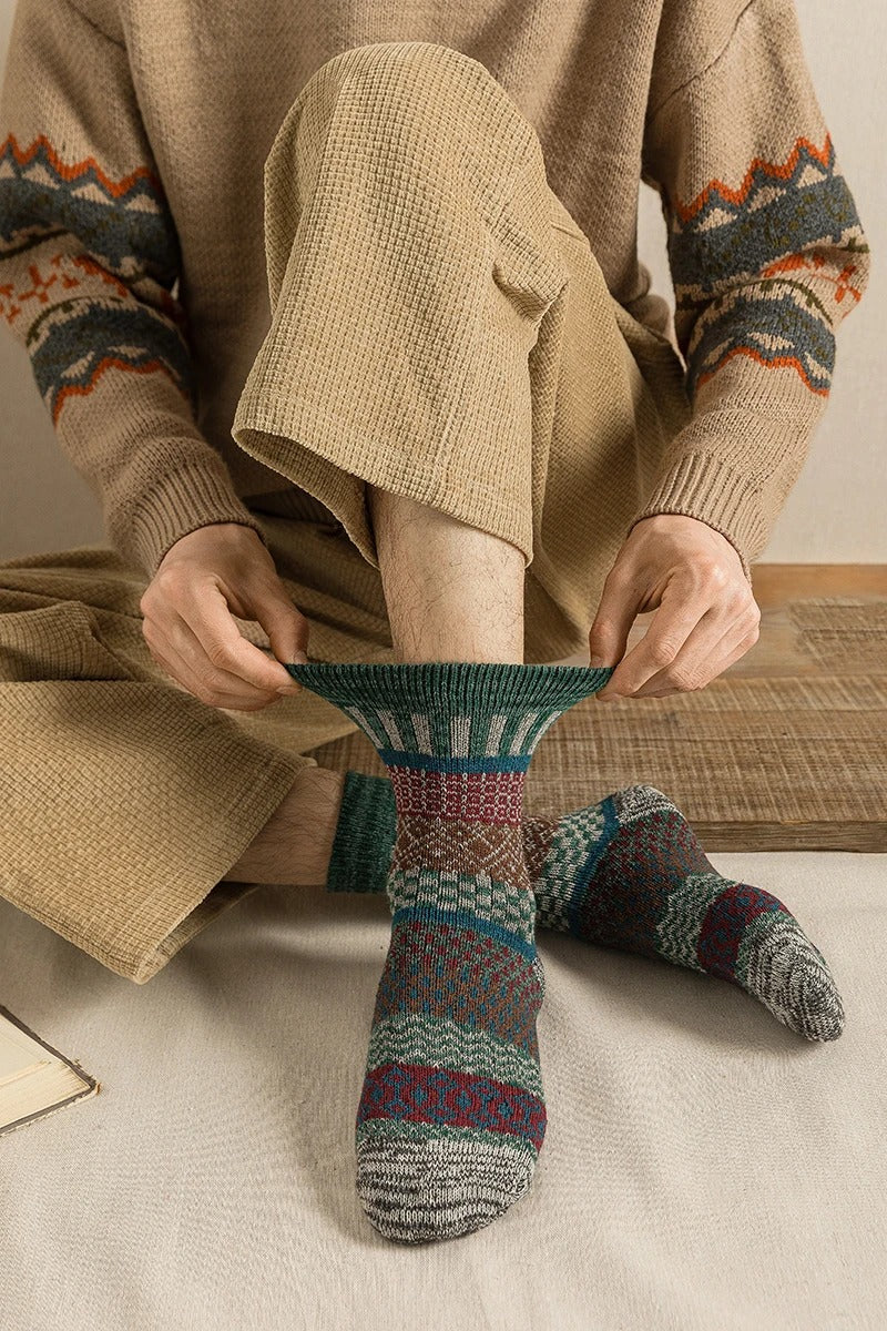 Unisex anti-zweet wintersokken, zacht en warm, houden voeten droog. Ideaal voor koude dagen en winterse activiteiten.