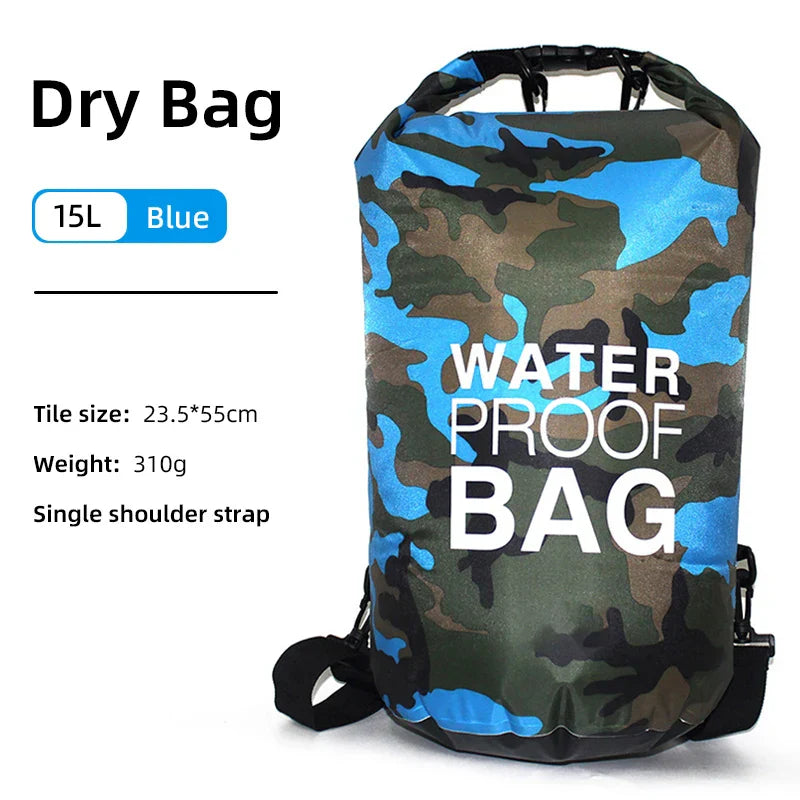 AquaVault waterdichte rugzak, de ultieme dry bag voor avonturiers. Beschermt je waardevolle spullen optimaal.
