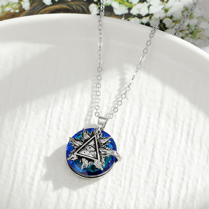 Elegante unisex boze oog talisman, een krachtig en modieus accessoire.