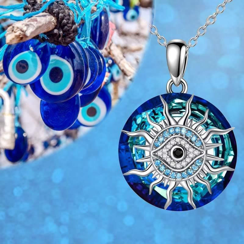 Spirituele talisman: boze oog halsketting voor dagelijkse bescherming.