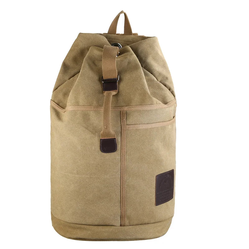 Moderne unisex rugzak van canvas. Grote capaciteit, geschikt voor dagelijks en weekendgebruik.