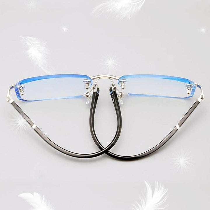 Moderne unisex computerbril, effectief tegen blauw licht, verbetert oogcomfort bij lezen.