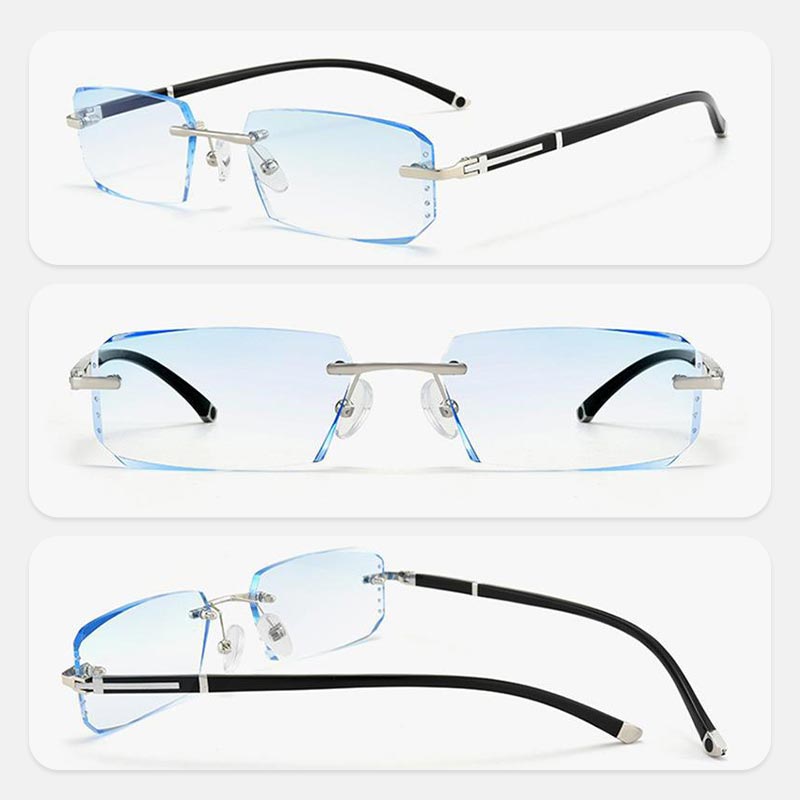 Multifunctionele unisex bril, beschermt tegen blauw licht bij computergebruik en ondersteunt lezen.