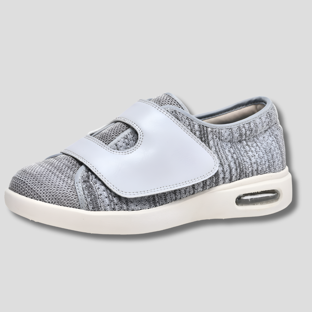 Medische comfort schoenen voor unisex gebruik, speciaal ontworpen voor gezwollen voeten en diabetici met klittenband.