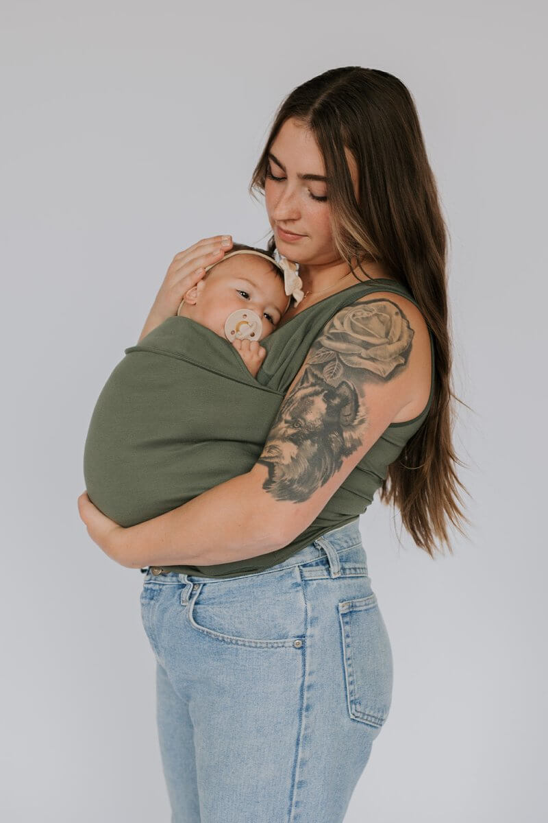 Unisex draagshirt, zacht katoen, voor veilig en dichtbij dragen van je baby.