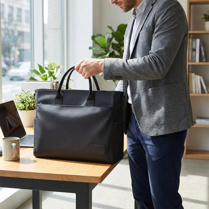 Unisex DryCarrier waterafstotende laptop schoudertas, ideaal voor woon-werkverkeer, beschermt je laptop.
