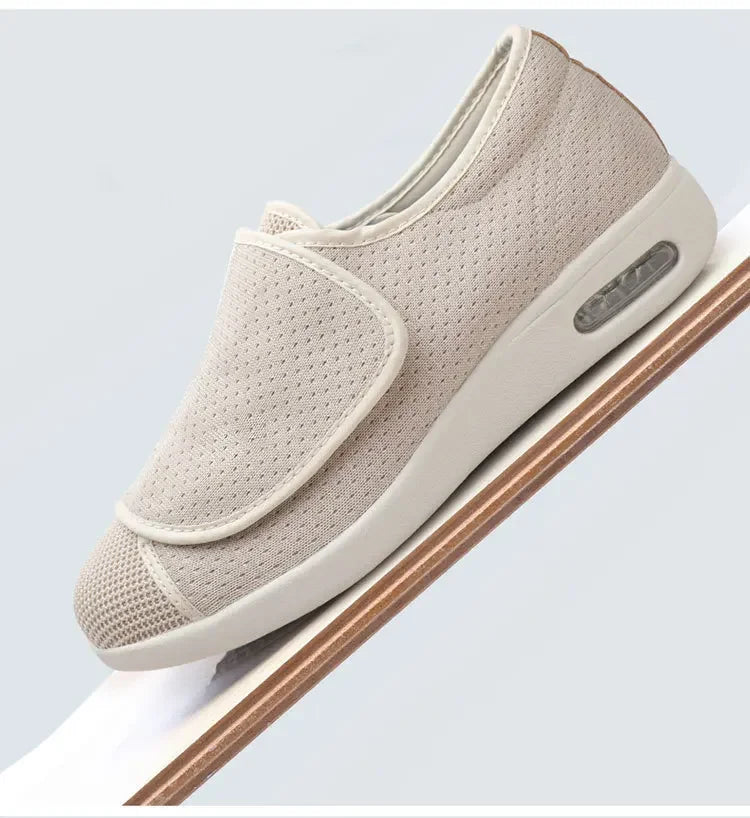 Lichtgewicht Easystep comfortschoenen voor heren/dames, ideaal voor wandelen; verlicht pijn bij brede, gezwollen voeten.