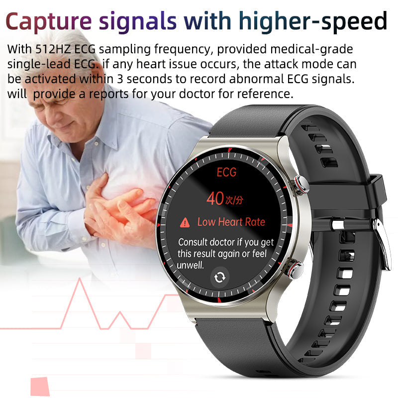 Close-up van het SpO2 meting display op de smartwatch. Bloedzuurstof saturatie meting.