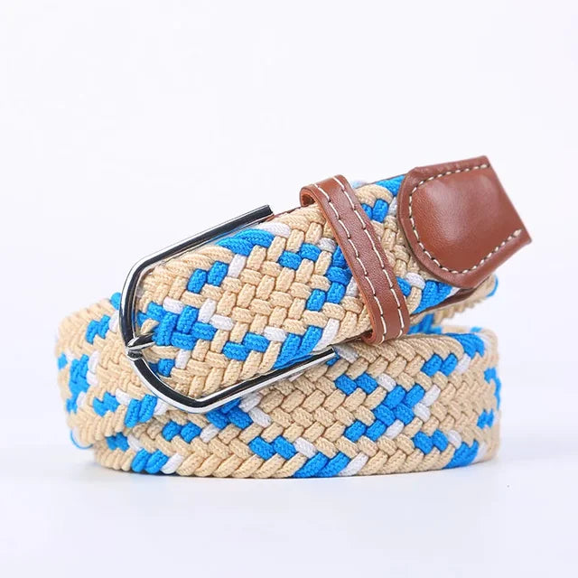 Chique elastische riem, faux leer en stijlvolle gesp, perfect voor dames.