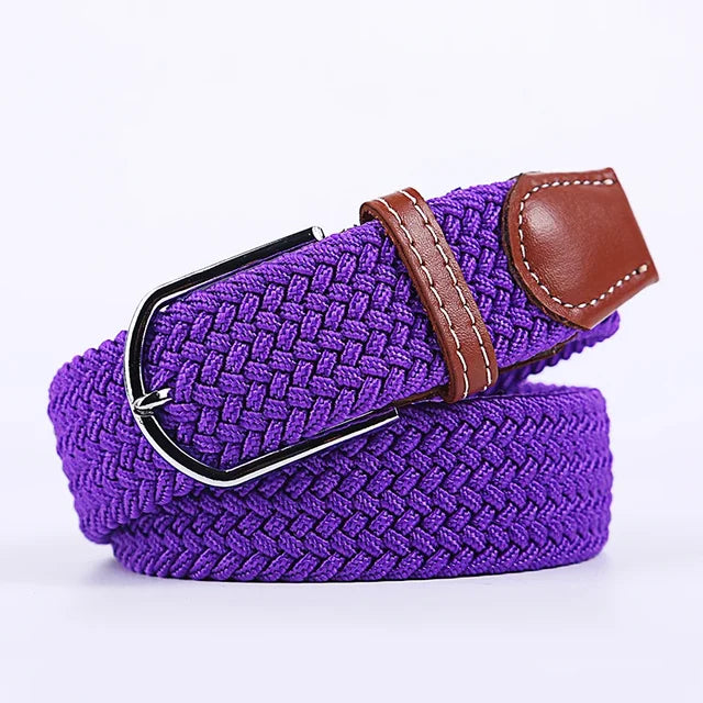 Trendy heren accessoire: elastische riem, faux leer en modieuze gesp, makkelijk te combineren.