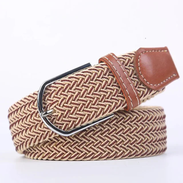 Flexibele golf riem, unisex, elastisch, faux leer, ideaal voor maximale bewegingsvrijheid.