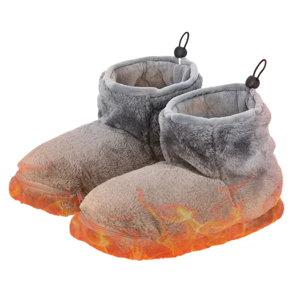 Warme voeten gegarandeerd met deze unisex elektrische USB pantoffels. Comfortabel en perfect voor de winter of thuiswerken.