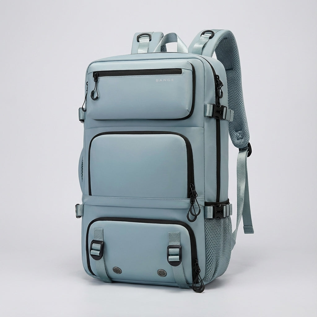 Detailbeeld van de Safebound waterdichte rugzak, perfect als sporttas en laptoptas.