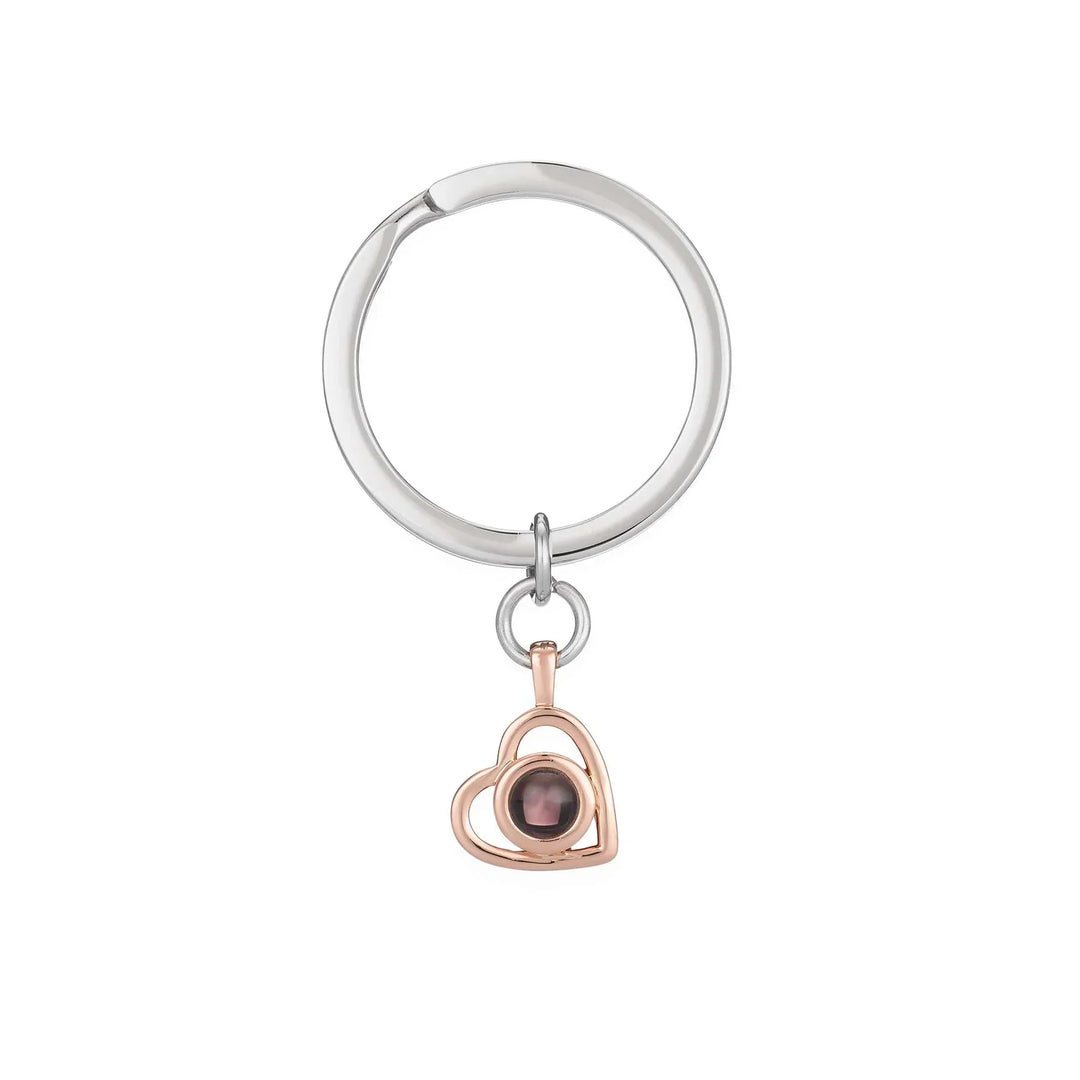 Gepersonaliseerde fotohanger sleutelhanger voor foto van je hond. Een lief en uniek aandenken voor dierenliefhebbers.