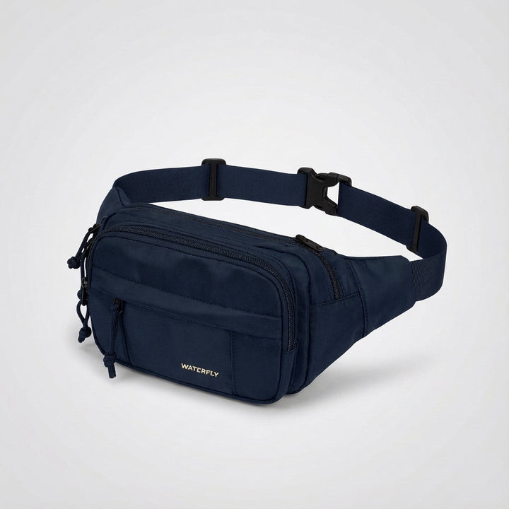Praktische grote heuptas met slimme ritsvakken. Ideaal als unisex accessoire voor georganiseerd en veilig opbergen.