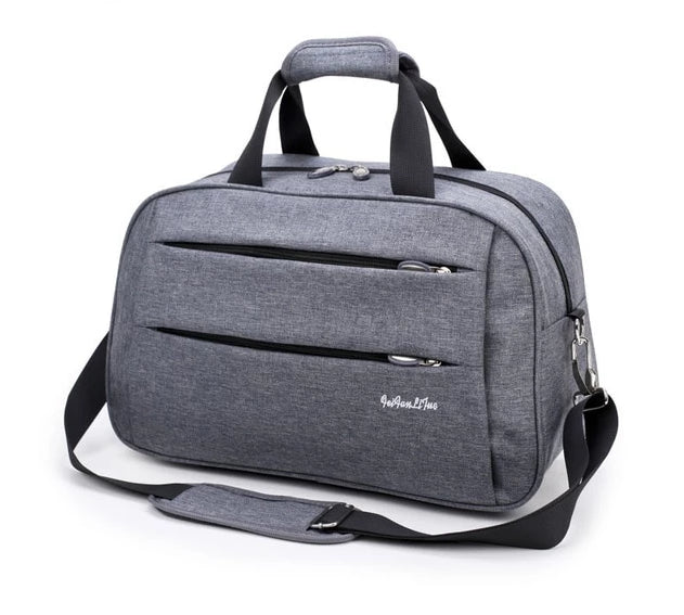 Transformeerbare unisex reistas, van schoudertas naar rugzak, handige compacte handbagage voor reizen.