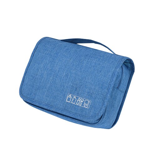 Compacte & waterdichte reis toilettas organizer, duurzaam, perfect voor badkamer of als opbergtas onderweg.