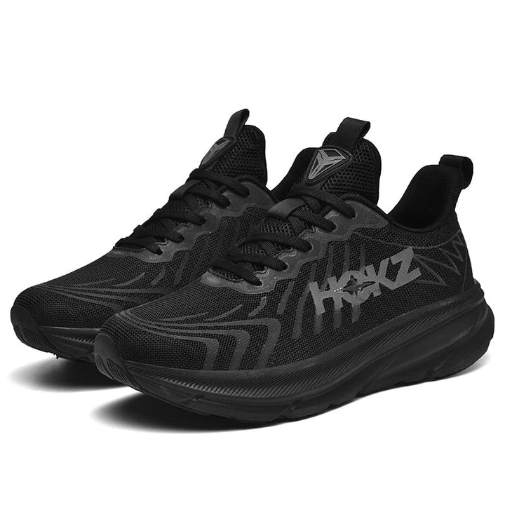 Comfortabele zool van unisex hardloopschoen met geavanceerde demping voor lange afstanden en schokabsorptie.