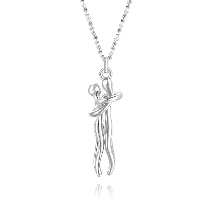 Unisex knuffelketting: liefdesketting, symbool van verbinding & genegenheid. Ideaal cadeau-idee.
