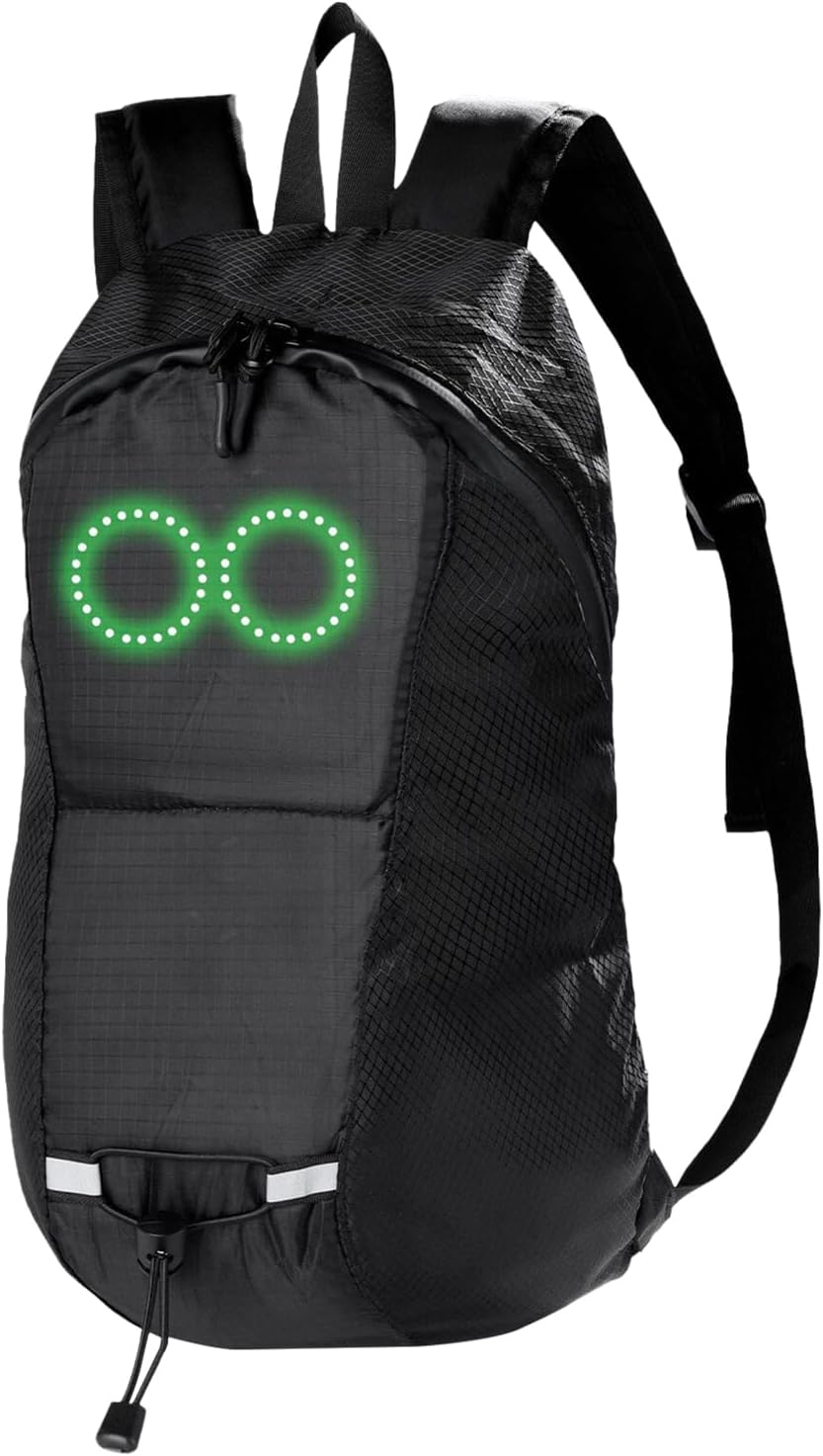 Hoogwaardige waterdichte reisrugzak met LED panelen, biedt zichtbaarheid en een unieke look voor alle gebruikers.