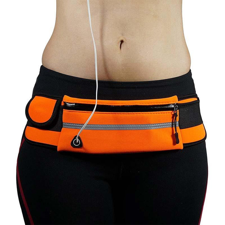 Unisex lichtgewicht waterdichte fitness heuptas voor hardlopen, fietsen en wandelen. Verstelbare sporttas.