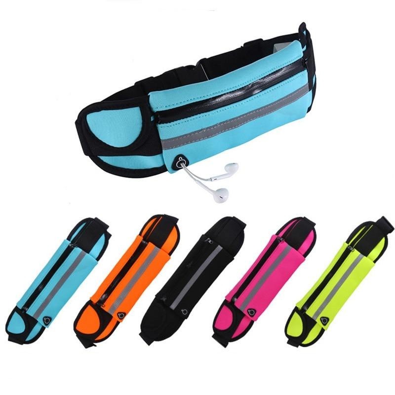 Lichtgewicht fitness heuptas voor hardlopen, houdt benodigdheden droog en veilig. Handsfree joggen accessoire.