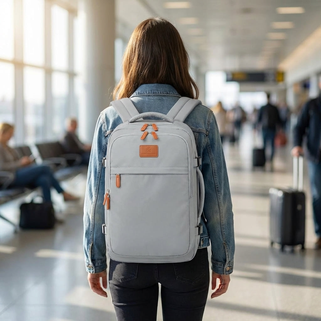 Unisex LiteHaul reistas rugzak met laptopvak, ideaal voor georganiseerd reizen en dagelijks pendelen.