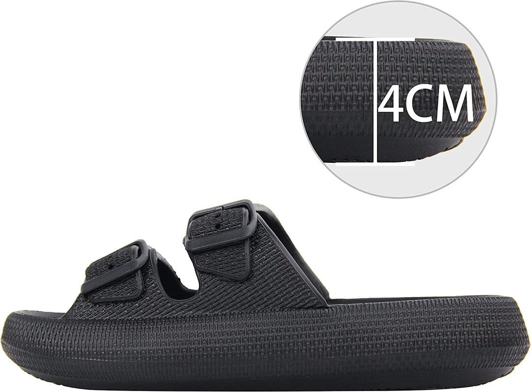 Comfortabele Livia unisex slippers met schokdempende zool. Zachte, antislip sandalen voor dames en heren voor elk moment.