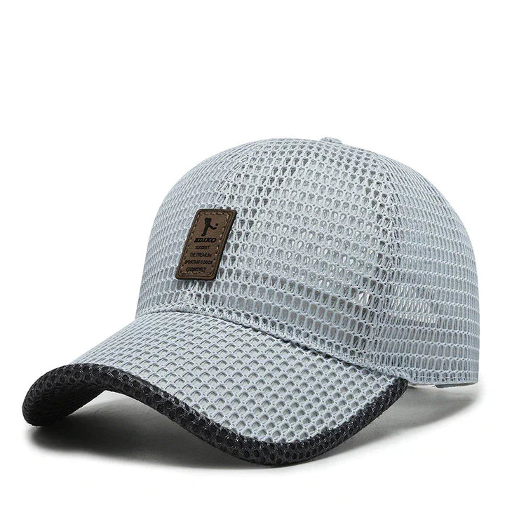 Unisex zomerpet met UV-bescherming, perfect voor sport, strand en outdoor activiteiten. Ademend en sneldrogend.