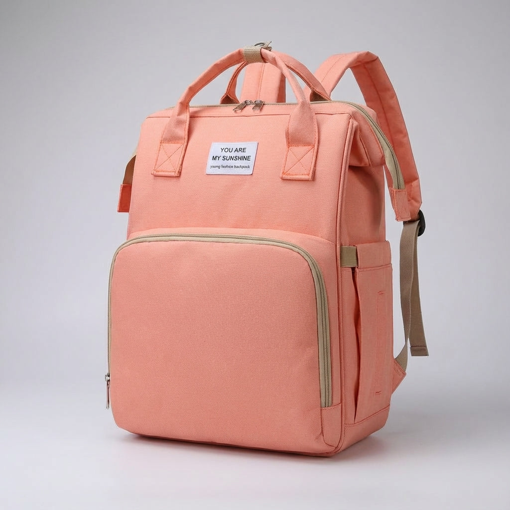Praktische luiertas rugzak voor aan de kinderwagen. Handige verzorgingstas voor actieve ouders.