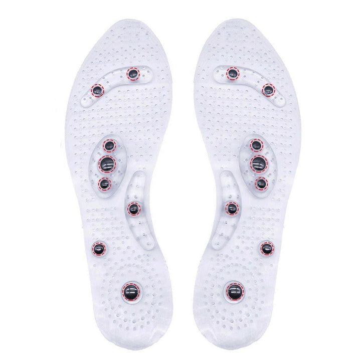 Unisex magnetische inlegzolen: gewichtsverlies & voetmassage. Stimuleert doorbloeding, verlicht stress. Comfortabel.