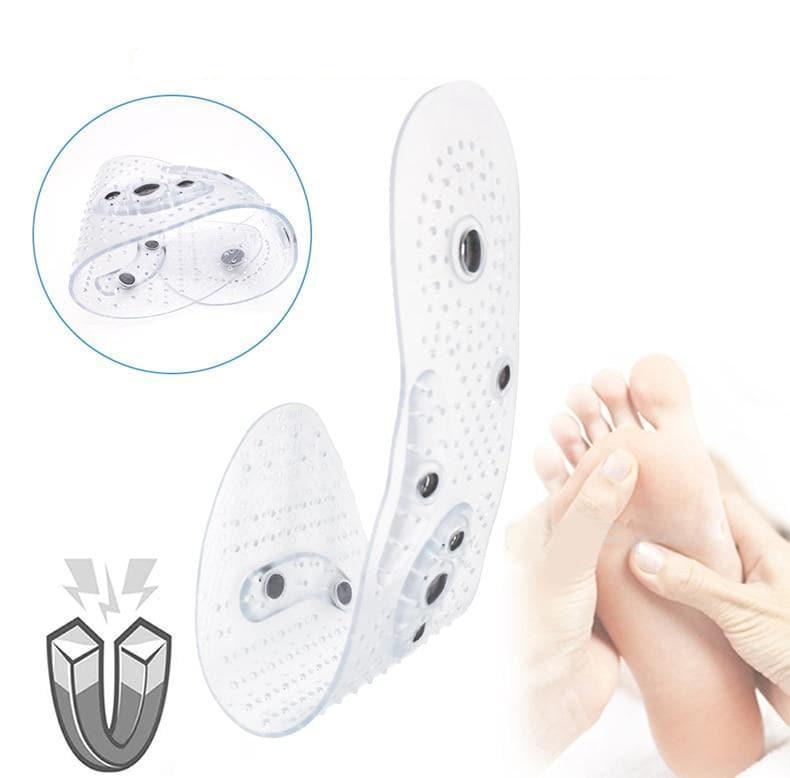 Inlegzolen met magneten: bevordert gewichtsverlies, voetmassage, energie & doorbloeding. Unisex comfort & welzijn.