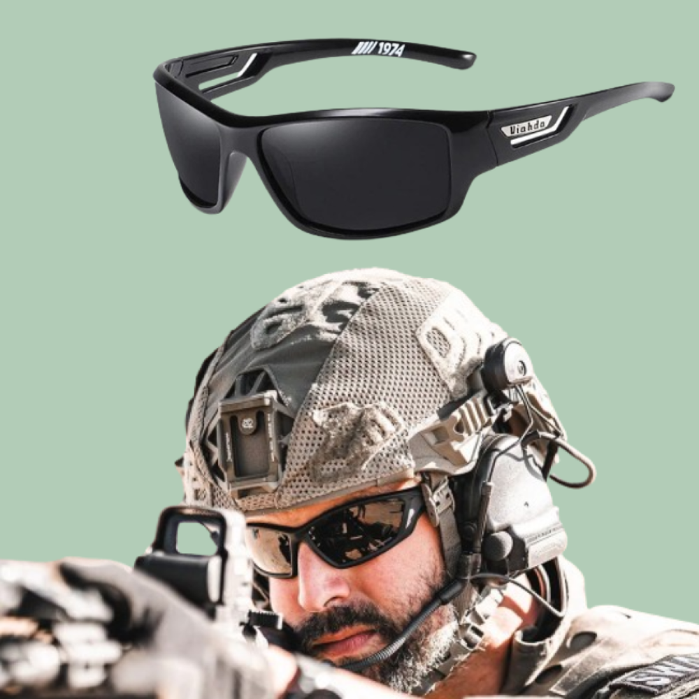 Unisex Marine Vision gepolariseerde zonnebril met UV400 bescherming, ideaal voor outdoor.