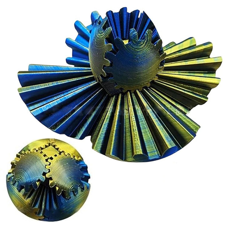 Unisex MechSphere fidget toy, ideaal voor stressvermindering en focus. Compact en mechanisch anti-stress speelgoed.