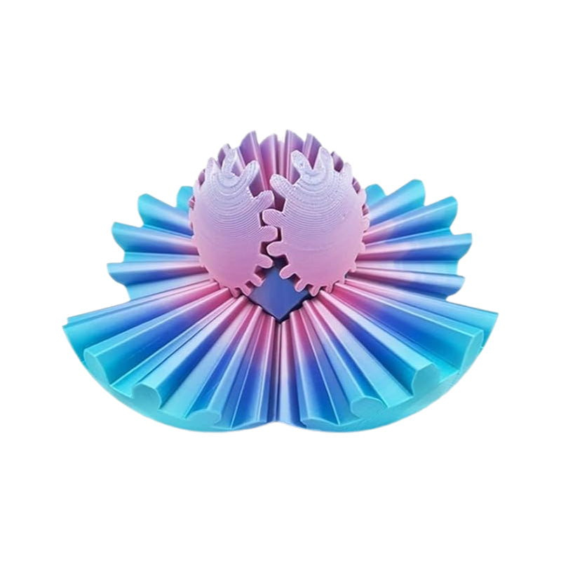 Set van MechSphere fidget speelgoed, diverse kleuren, gericht op stressvermindering en plezier. Uniek mechanisch ontwerp.