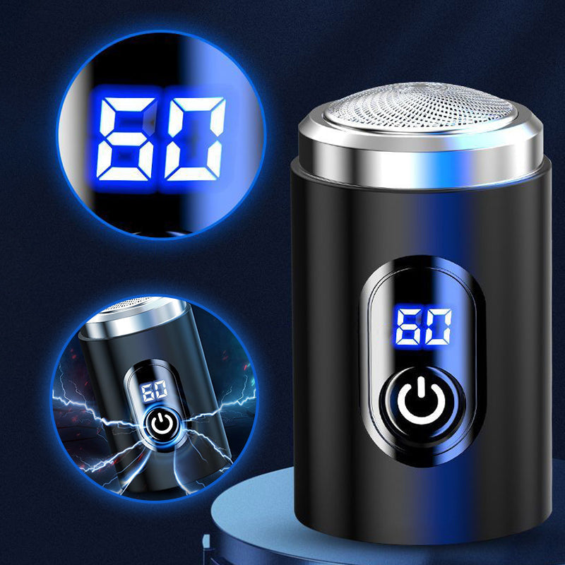Elektrisch mini scheerapparaat met digitaal display, waterbestendig en unisex, voor een comfortabele scheerbeurt.
