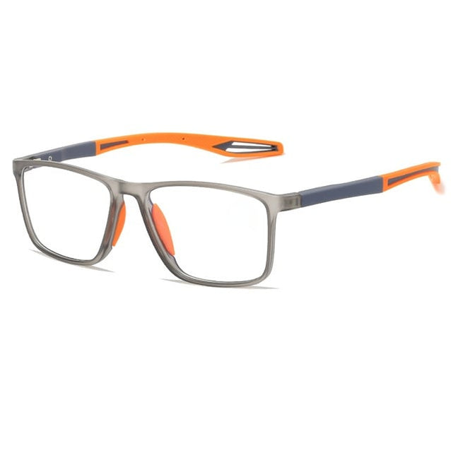 Praktische ultralichte leesbril van polycarbonaat. Unisex design voor helder zicht dichtbij en veraf.