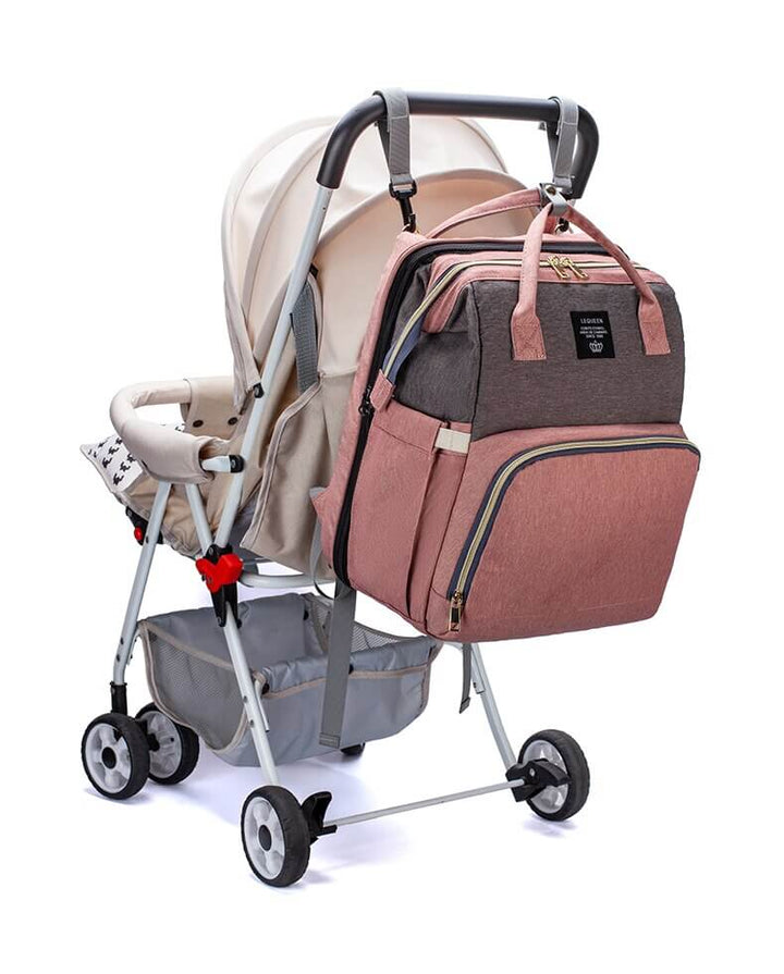 Unisex reis luiertas en draagbaar babybed in één, essentieel voor moderne ouders en gemak.