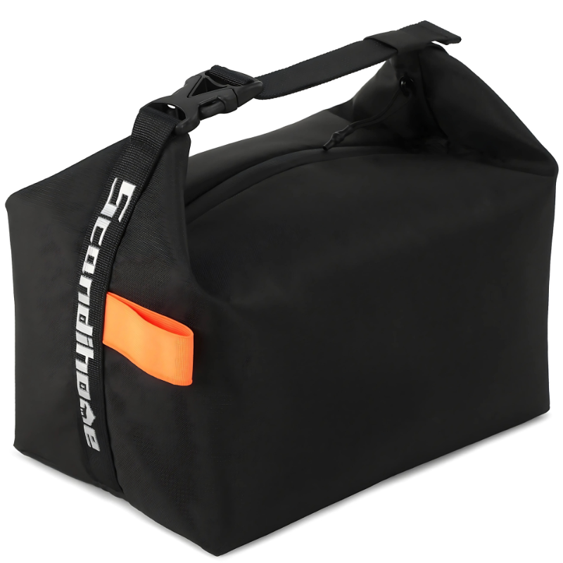 Duurzame polyester lunchtas, geïsoleerd en opvouwbaar, perfect voor dagelijkse maaltijden op werk, school, picknick.