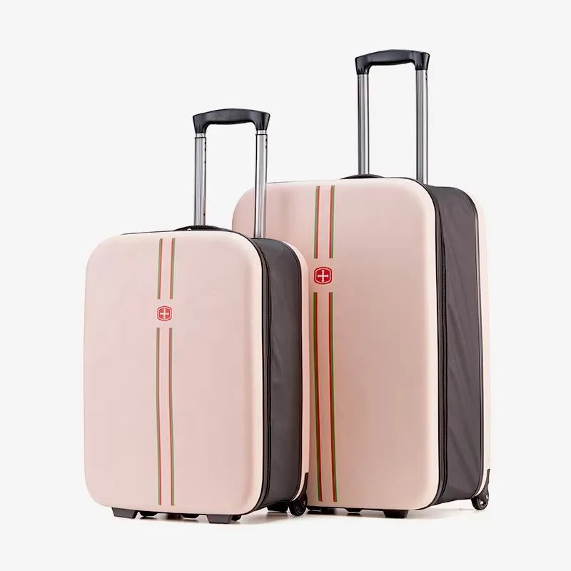 Compacte unisex weekendtas die opvouwt, perfect voor korte trips en efficiënt inpakken.