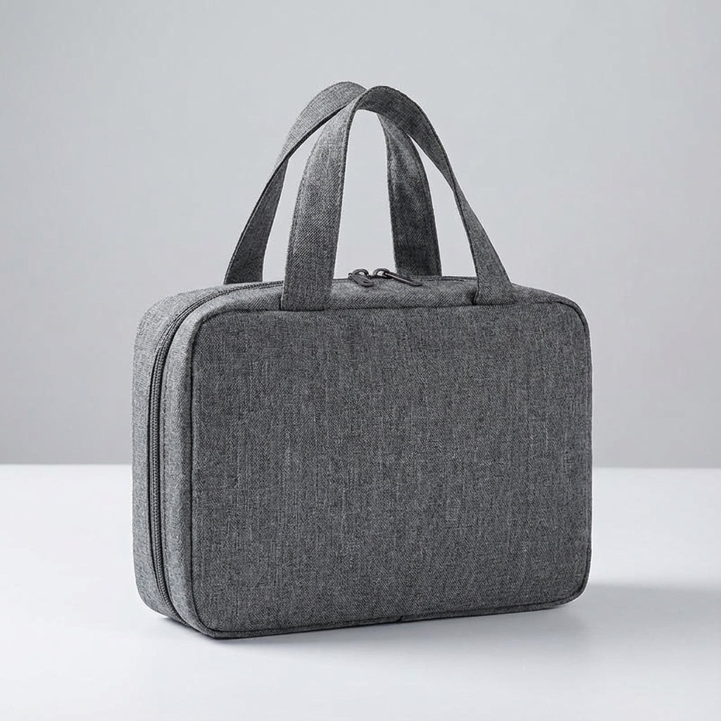 Waterafstotende, ophangbare toilettas voor cosmetica en make-up. Perfecte reisorganizer voor mannen en vrouwen.