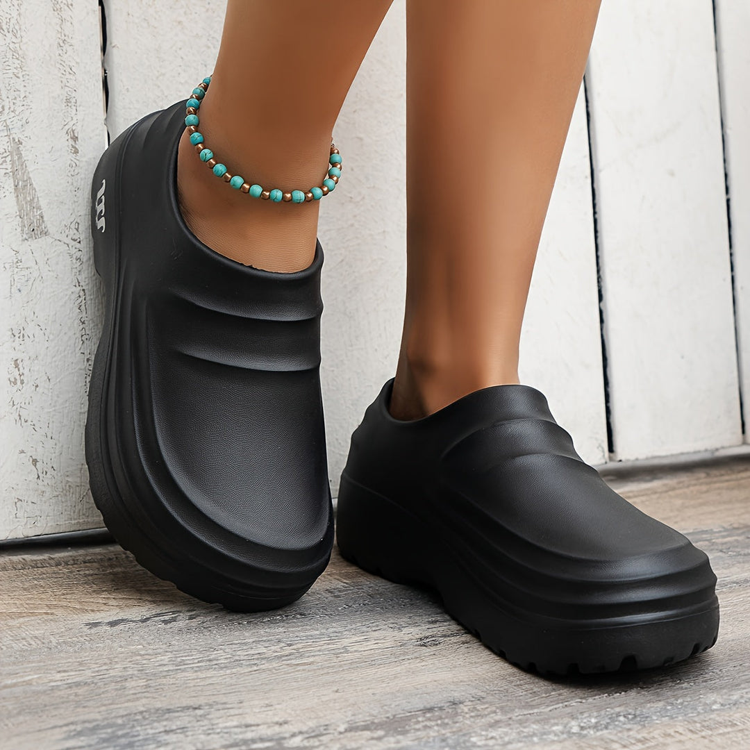 Comfortabele waterdichte klompen met steunzool, perfect voor hielspoor en lang staan.
