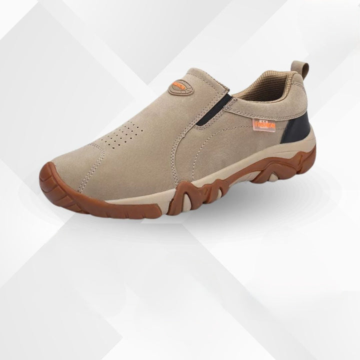 Stijlvolle unisex orthopedische barefoot sneakers in een neutrale kleur, geschikt voor elke dag en voetgezondheid.