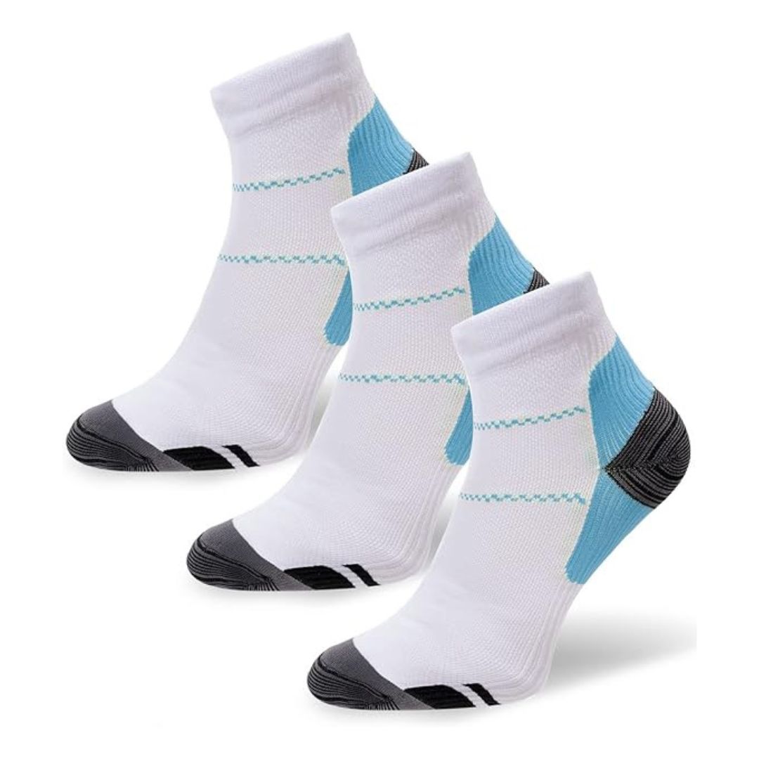 Unisex orthopedische compressiesokken SlimSupport PRO 2.0, ideaal tegen voetpijn, zwelling & vermoeide voeten.