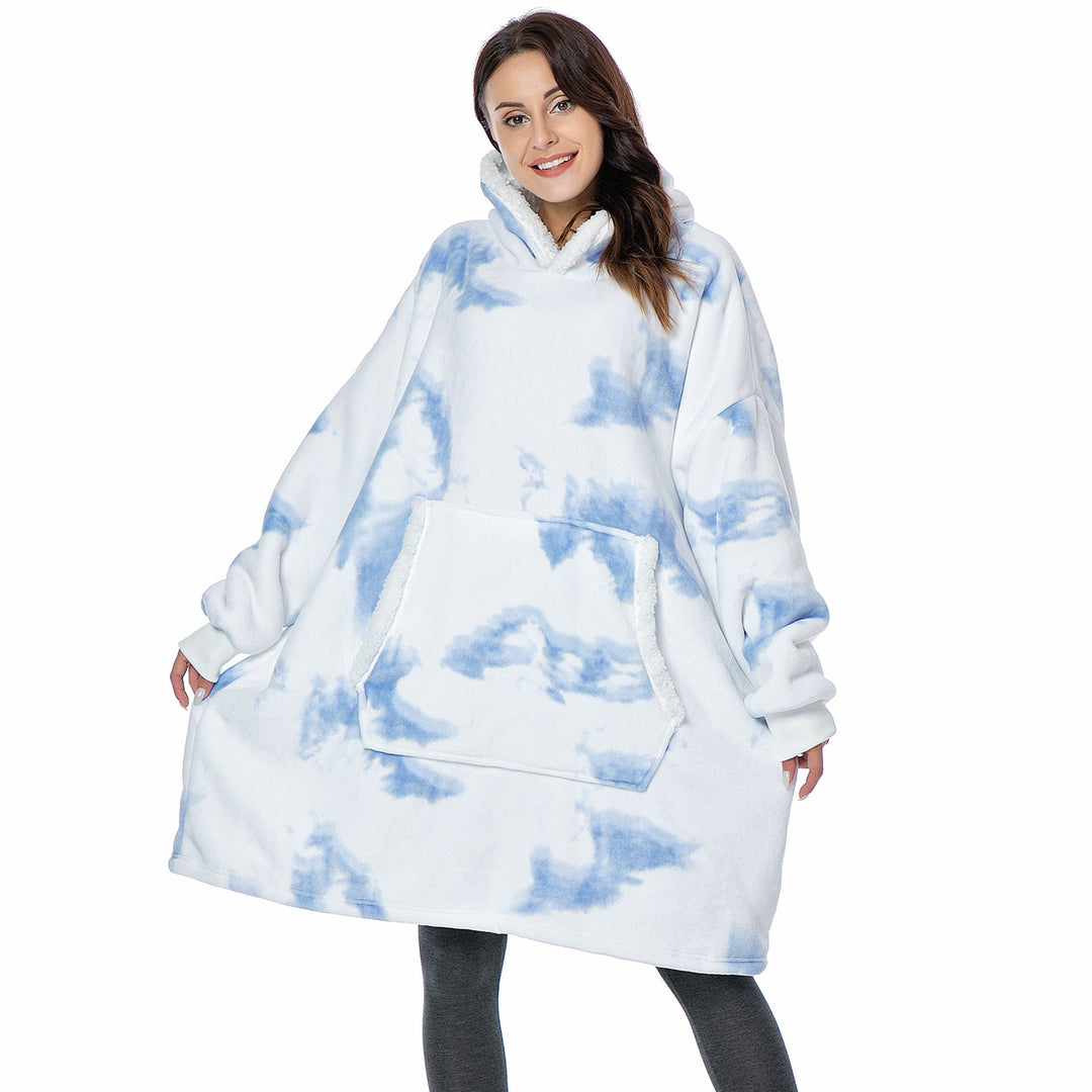 Ultieme comfort hoodiedeken, ideaal voor een luie dag of kille ochtenden.