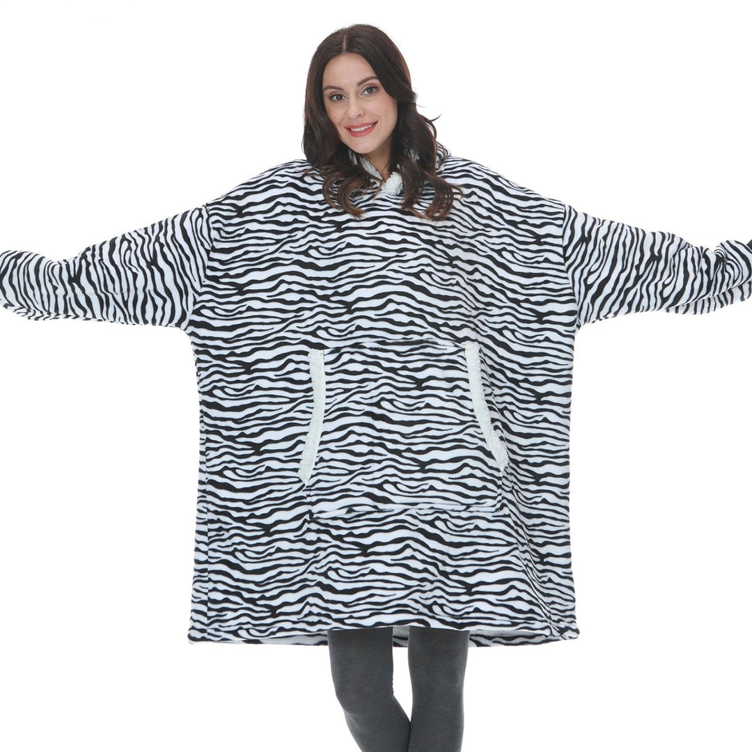 Functionele loungewear: de oversized hoodie deken voor dagelijks gebruik.