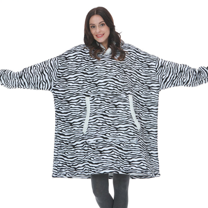 Functionele loungewear: de oversized hoodie deken voor dagelijks gebruik.
